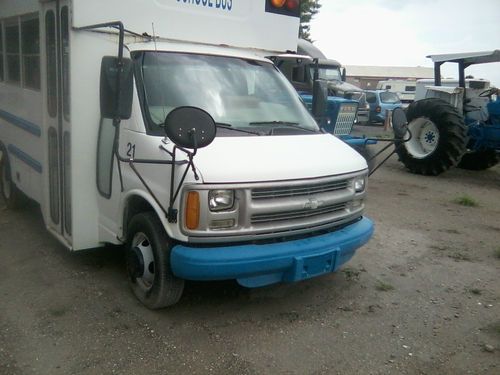 1998 chevrolet express 3500 "shuttle bus"      ** 42,027 original miles**