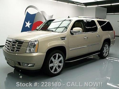 2009 cadillac escalade esv ultra sunroof nav dvd 47k mi texas direct auto