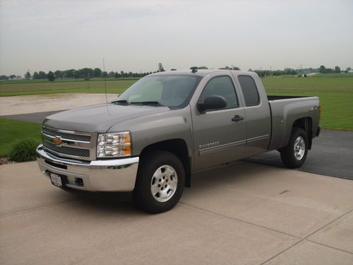 2012 chevrolet silverado 1500 4wd ext cab lt-- vortec 5.3l v8, 6-speed at