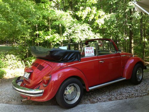 1979 volkswagen super beetle base convertible 2-door 1.6l