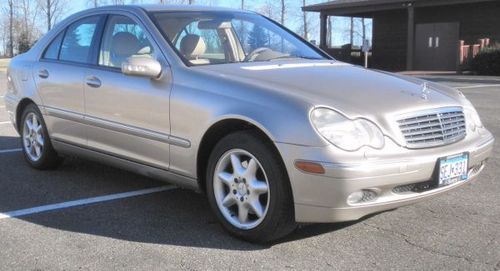 2002 mercedes-benz c320 sedan 4-door 3.2l desert silver