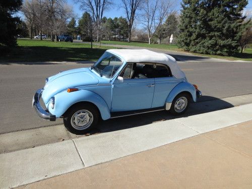 1979 volkswagen super beetle base convertible 2-door 1.6l