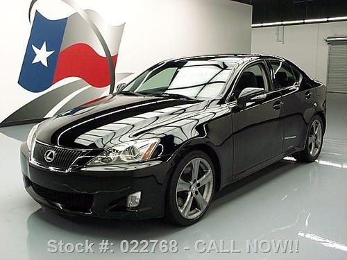 2009 lexus is350 sunroof nav rear cam vent seats 66k mi texas direct auto