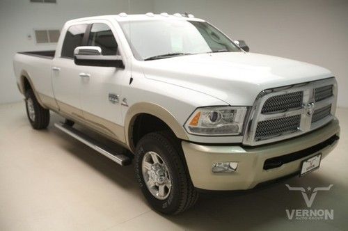 2013 laramie longhorn crew 4x4 navigation sunroof leather heated cummins diesel