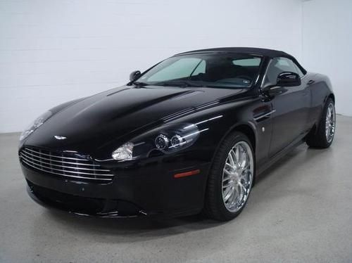 2011 aston martin db9 volante - blk/blk - only 600 miles! $214k window sticker!