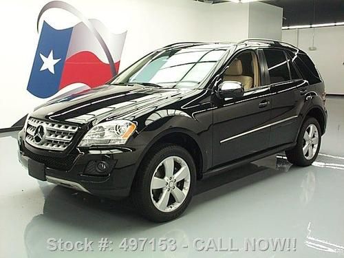 2009 mercedes-benz ml350 awd sunroof nav rear cam 48k texas direct auto