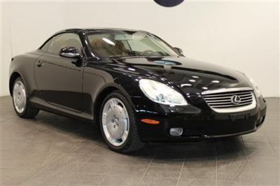 2004 black lexus sc 430 convertible automatic navigation mark levinson  leather