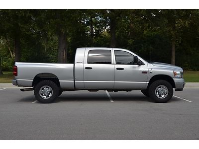 2007 dodge ram 2500 slt mega cab diesel 4x4 6.7l 6-sp manual transmission