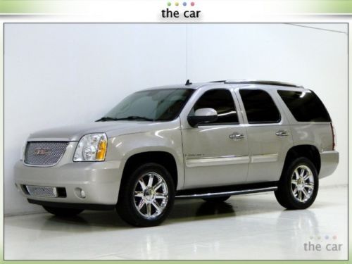 07 yukon denali awd navigation dvd/tv cam xm moonroof quad 20s chrome pristine