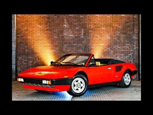 1985 ferrari mondial quattrovalvole convertible 2-door 3.0l