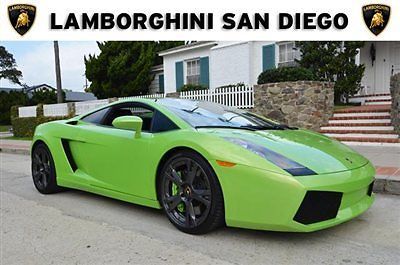 2006 lamborghini gallardo. e-gear. new clutch. verde ithaca. carbon fiber. clean