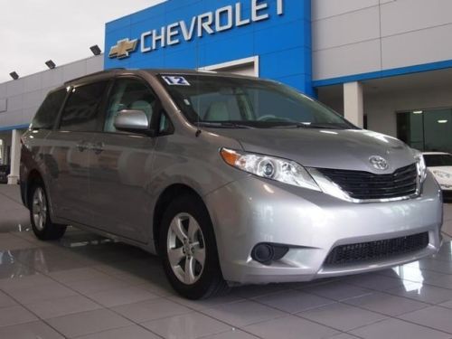 2012 toyota sienna le 3.5l cd front wheel drive