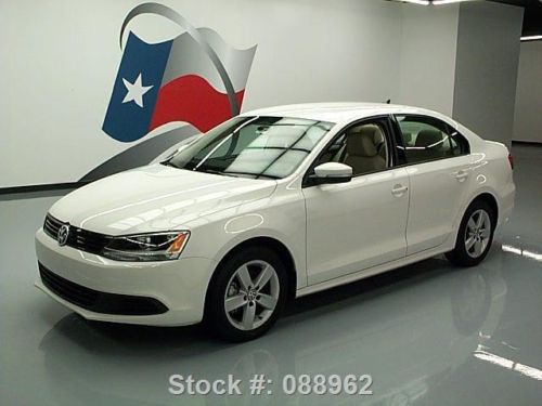 2012 volkswagen jetta tdi diesel 6-spd htd seats 16k mi texas direct auto