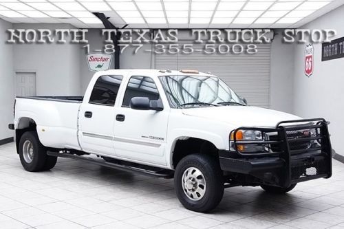 2004 sierra 3500 diesel 4x4 dually sle dual dvd bose cb texas truck