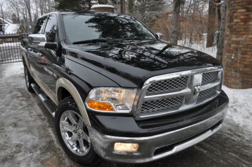 2011 ram laramie.no reserve.4x4/leather/navi/heat/cool/roof/20&#039;/salvage/rebuilt