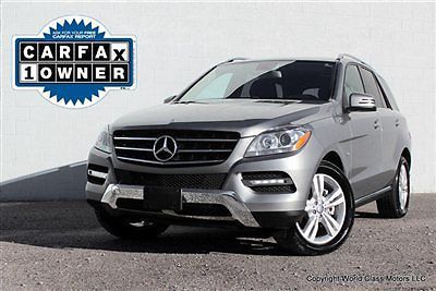 1-owner 2012 mercedes ml350 awd 4wd nav cam loaded! 10 11 13 gl glk 250 350 450