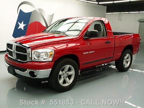 2007 dodge ram 1500 reg cab side steps 20&#039;&#039; wheels 39k! texas direct auto