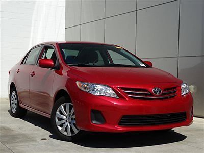 4dr sdn auto le low miles sedan automatic gasoline 1.8l dohc sfi 16-valve vv red