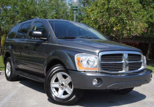 04 dodge durango 4x4 slt hemi, 5.7l v8, 3er row seat, cloth, clean, no reserve.