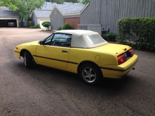 1991 mercury capri base convertible 2-door 1.6l