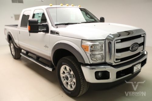 2014 lariat crew 4x4 fx4 navigation sunroof 20s aluminum v8 diesel sync basic