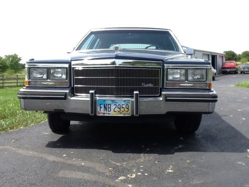 1984 brougham de elegance sedan modified pwr:fuel injected cadillac 425 v8