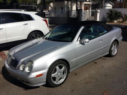 2000 mercedes clk320  w208 c208 cabriolet soft top