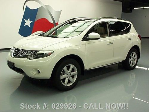 2009 nissan murano sl premium tech dual sunroof 29k mi texas direct auto