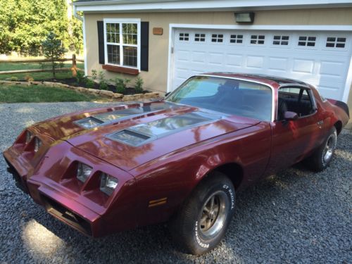 1980 pontiac firebird t tops formula hood clean