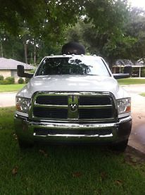 Dodge ram 3500 crew cab super heavy duty turbo diesel flatbed work truck