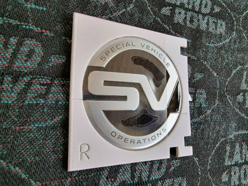 Svo special vehicle operations badge for sport l494 land rover range rover l405