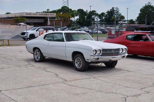 1970 chevrolet chevelle project car with build sheets