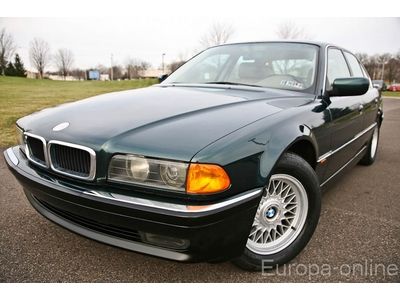 1997 bmw 740i v8 4.4l luxury loaded 740 fully serviced by dealer only 64k miles