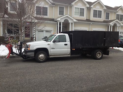 2004 chevrolet silverado 3500 ls dump truck 6.6l