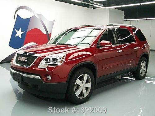 2012 gmc acadia awd slt-1 8 pass nav htd leather 11k mi texas direct auto