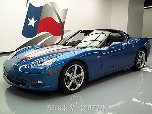 2008 chevy corvette 4lt 6spd 2-tone leather hud nav 21k texas direct auto