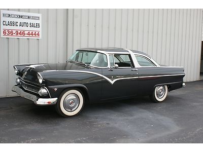 1955 ford crown victoria 2 door hardtop 272 v8 auto very nice older restoration