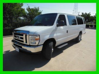 2009 ford e-350 super duty extended wagon xlt 15 passenger