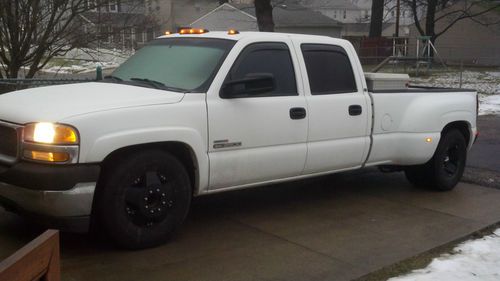 2001 gmc sierra 3500 sle crew cab pickup 4-door 6.6l