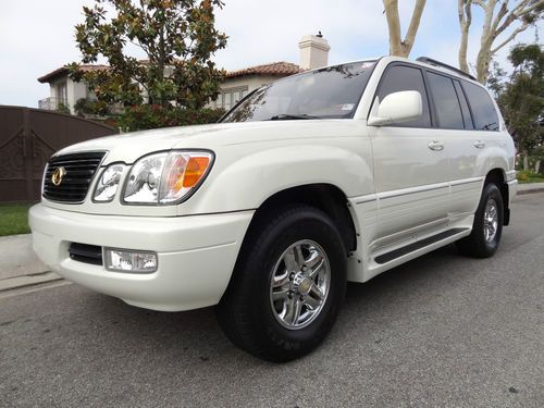 2002 lexus lx470 sport utility low mileage navigation ml sound clean no reserve