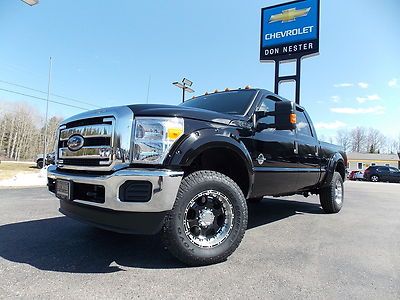 12 ford f-250 black super duty 6.7l turbodiesel helo 18-inch alloy wheels