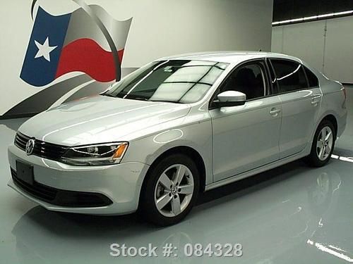 2012 volkswagen jetta tdi diesel 6-speed htd seats 21k! texas direct auto