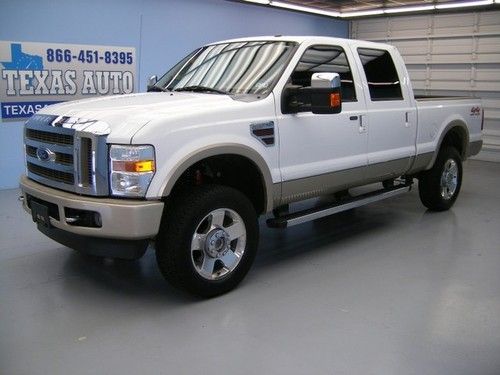 We finance!!!  2009 ford f-250 king ranch 4x4 diesel roof nav leather texas auto