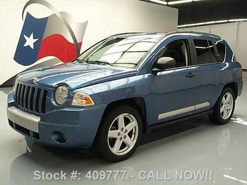 2007 jeep compass ltd 4x4 5-spd htd leather sunroof 72k texas direct auto