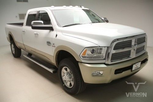 2013 laramie longhorn crew 4x4 navigation sunroof leather heated cummins diesel