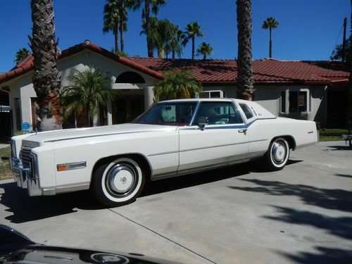 1978 cadillac eldorado baritz white w white and only 30800 miles the nicest