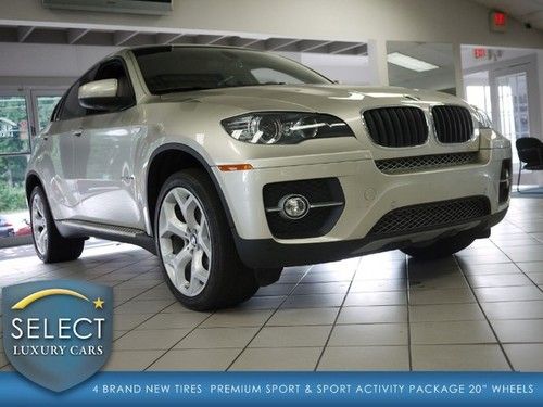 Loaded x6 35i awd new tires sport premium nav 20 whls running boards pristine!!