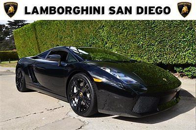 2007 lamborghini gallardo nera. black over white/black. 10k miles. new clutch!