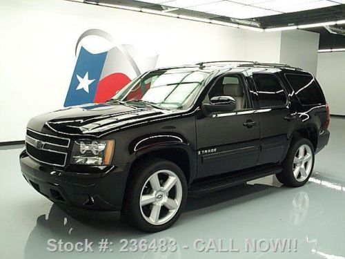 2009 chevy tahoe 2lt 4x4 leather nav dvd rear cam 22&#039;s  texas direct auto