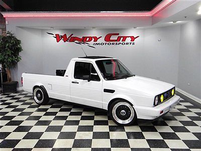 1983 volkswagen rabbit caddy pickup~custom show truck~16v~5-spd~ragtop~must see!